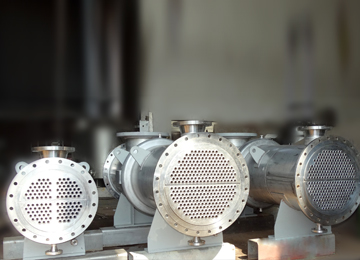 Hastelloy shell and tube heat exchangers