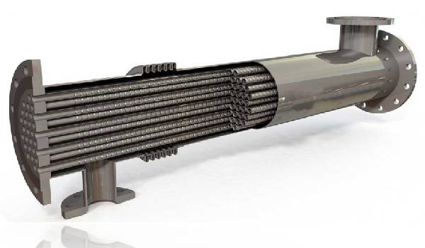 Corrugated tube heat exchanger